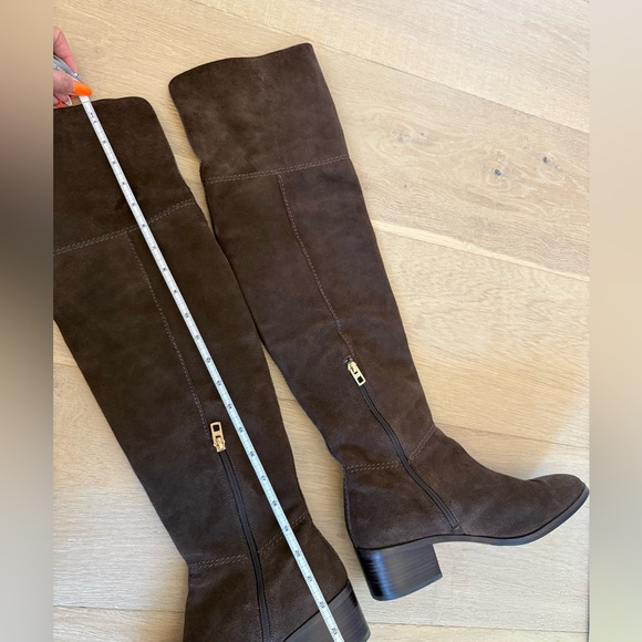 Leather Coach over the knee boots - Picture 6 of 6